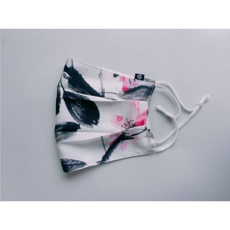 防风沙易呼吸护脸时尚双层真丝面罩男女遮阳薄款户外装饰真丝口罩