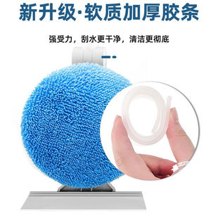 【当-次日达】电动擦玻璃神器带刮板加长杆无线电动擦窗器伸缩杆