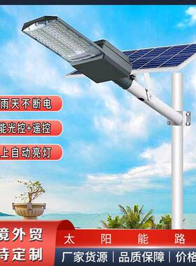 新农村家用照明太阳能灯超亮金豆特大功率6米智能灯市政工程路灯