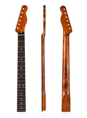 [TL搽色亮光]22品玫瑰木指板吉他琴柄琴颈for TL Telet-牛骨上枕