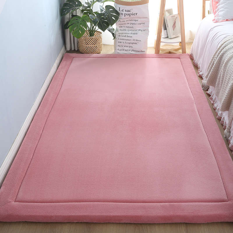 爬行垫加厚毯卧室地睡觉地毯房间防G床边榻榻米垫摔垫打地铺宝宝