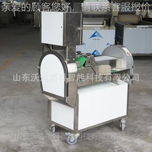 全自 板蓝切机 DRY动多功能双根头切菜机西段洋参红参切片设备