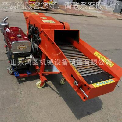 牛PUI切羊养殖青草切碎机高喷式机玉秸秆铡揉搓时产米6吨青储铡草