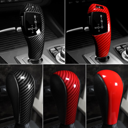 适用于宝马老X5X6档把档位改装老5系内饰档杆套E60E70E71档杆壳贴