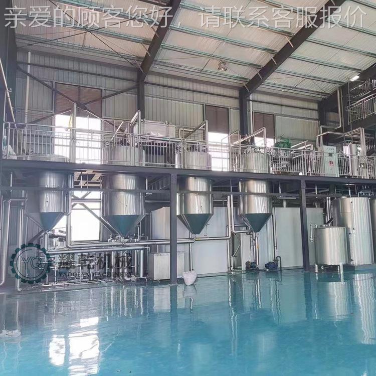 WCZ全自压动茶油加工生备产设0备 山茶油厂全套榨精炼设 2吨精炼