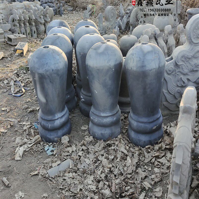 仿古青瓦 宝鼎 正吻 双龙戏珠 翘角 垂兽 博古五脊六兽 装饰 滴水
