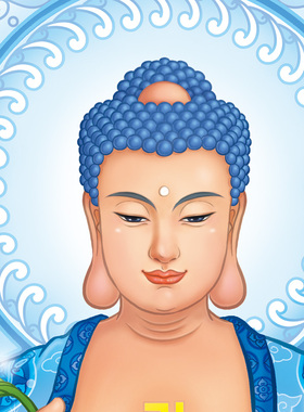 南无药师如来佛药王药上菩萨三圣佛像家用中式装饰卷轴挂画包邮