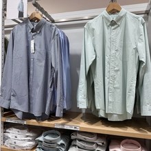 男女装优质长绒棉格子衬衫长袖衬衣R476014 476015 473281 476016