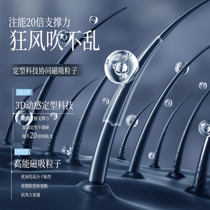 发胶定型喷雾男士持久发型自然蓬松保湿啫喱水膏清香干胶发蜡发泥