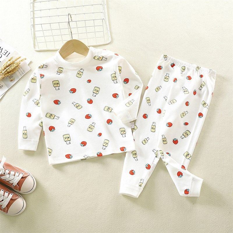 儿童秋衣套装纯棉宝宝秋衣秋裤男童睡衣女童家居服春秋款婴儿内衣,童装/婴儿装/亲子装,内衣套装,淘宝优惠券,粉丝福利购,淘宝优惠卷