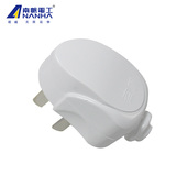 单相三极插头可拆三眼三级接线插头三项三孔插头三眼三脚插头20个