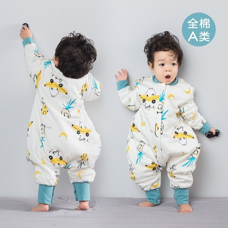 婴儿睡袋春秋冬季宝宝恒温加厚睡衣四季通用新生儿童防踢神器纯棉,婴童用品,睡袋/防踢被,淘宝优惠券,粉丝福利购,淘宝优惠卷