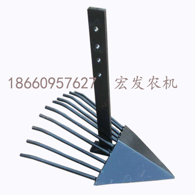 微耕机配件土豆红薯收获犁头小型简易地瓜收获机犁农用机具