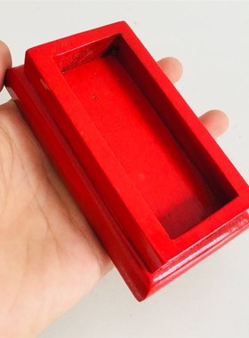 道家用品法器 道士令牌底座 令牌配套底座五雷令大号红漆底座木质