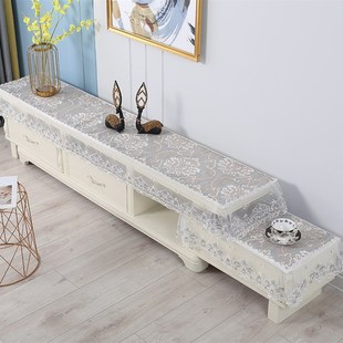 组合电视柜桌布套罩四季通用长方条形床头柜鞋柜盖布全包半包定制