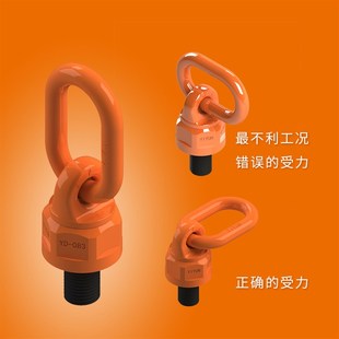 M64 M18 金昌龙万向旋转吊环吊点锻造吊环模具吊装 用螺栓