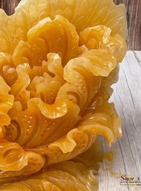 大号玉石白菜摆件家居客厅玄关酒柜电视柜装饰品聚福乔迁礼品摆设