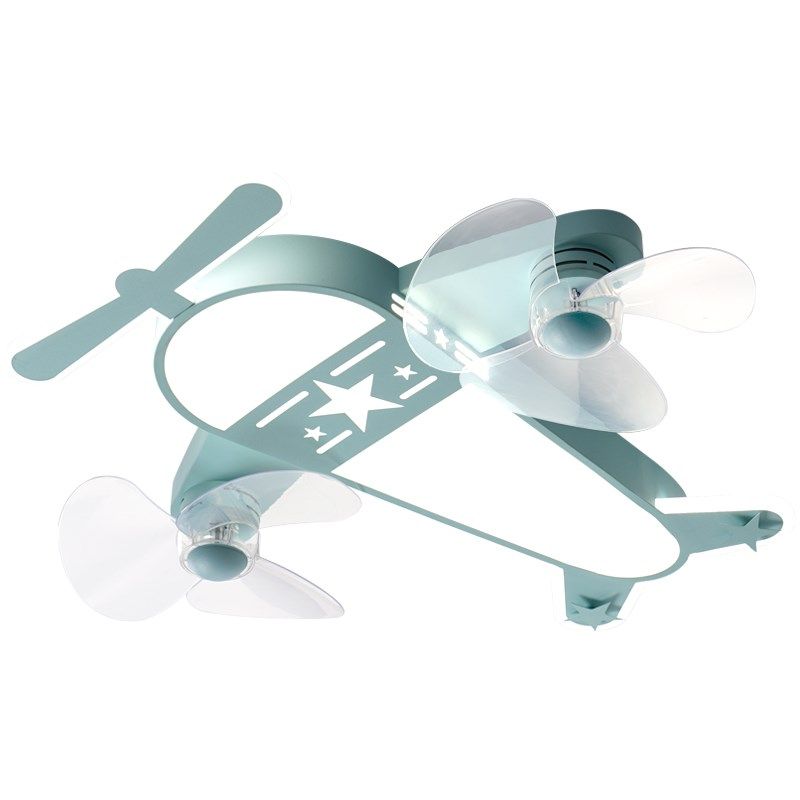儿童房卧室吸顶风扇灯护眼男女孩家用2024年新款led飞机超亮灯具,家装灯饰光源,风扇灯,淘宝优惠券,粉丝福利购,淘宝优惠卷