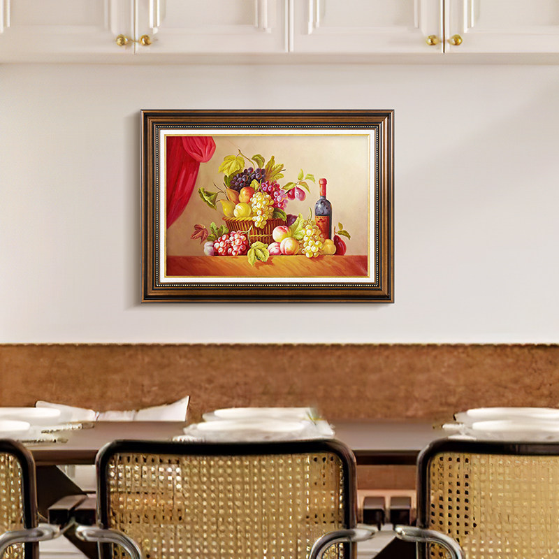 餐厅装饰画美式客厅背景墙挂画饭厅水果壁画复古玄关餐桌墙画法式,家居饰品,现代装饰画,淘宝优惠券,粉丝福利购,淘宝优惠卷