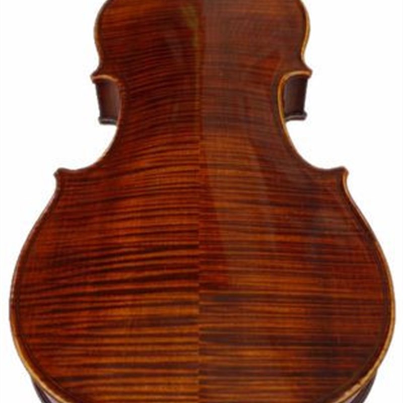 knonus卡农乐器优质东北料虎纹花纹手工中提琴龙血红色可查防伪