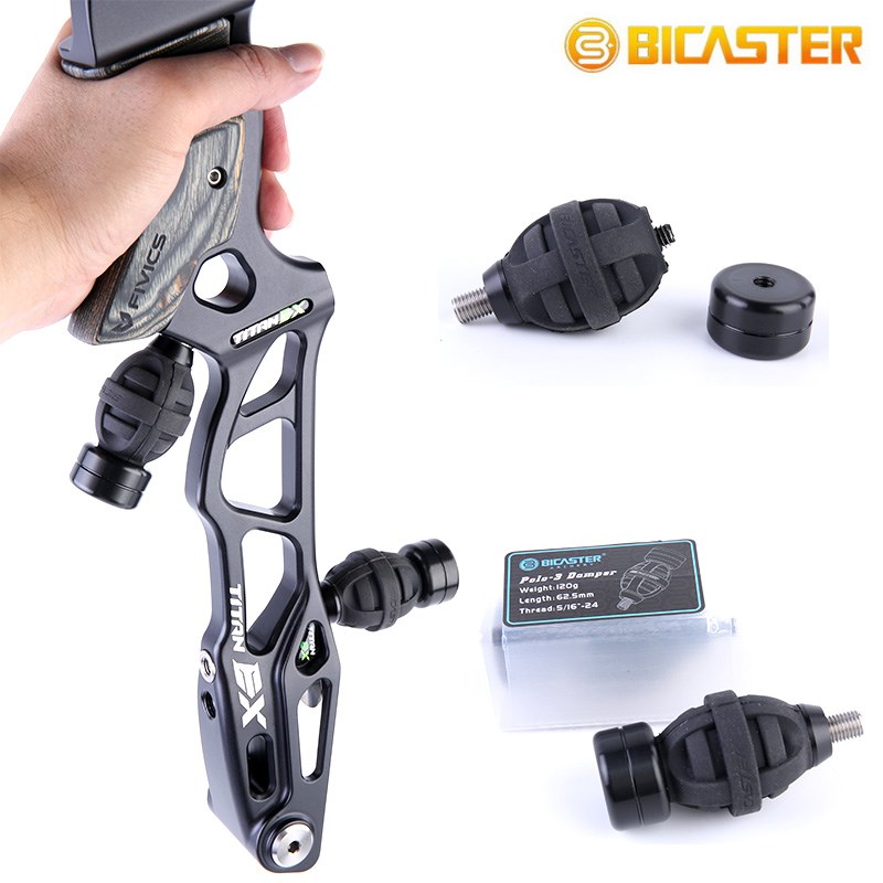 贝卡思特弓把减震竞技射箭反曲弓把减震配重Bicaster复合弓反曲弓