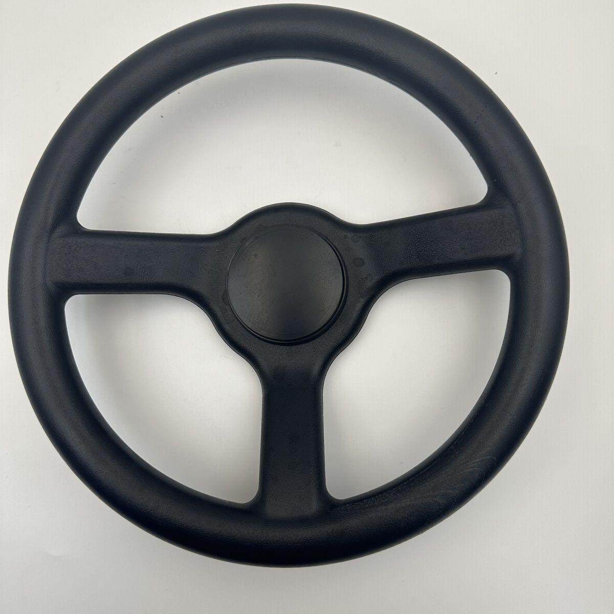 280MM儿童车方向盘塑料款带盖子子卡丁车沙滩车成人配件转向盘