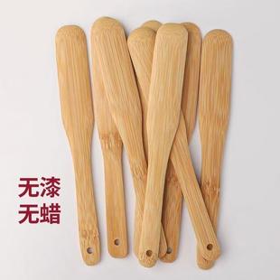 包饺子馄饨包子工具馅铲馅挑平勺馅勺竹制碳化馅料搅拌勺无漆无蜡