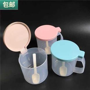 调味盒500ML调料盐瓶厨房佐料收纳盒调料罐带勺家用商用调味瓶罐