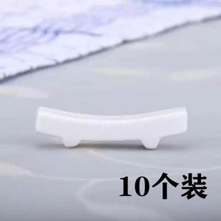 10个装骨瓷筷筷托优质骨瓷纯白筷架陶瓷筷座筷子架筷枕托日式餐具