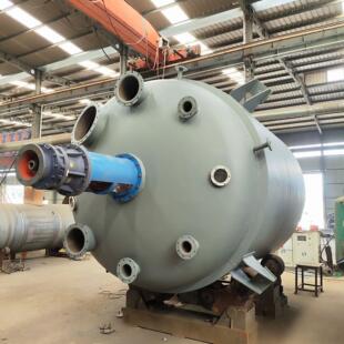 外盘管锥形搅拌釜 二甲基苯胺水洗釜 调制釜 12m³丙烯聚合釜
