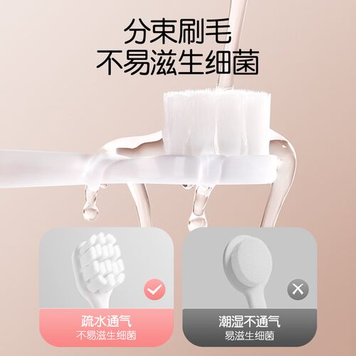 儿童牙刷0到3岁软毛婴儿宝宝学刷牙1一2岁半婴幼儿专用两乳牙小孩
