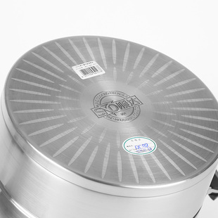 顺达韩式加厚直身蒸锅砂光复底两层蒸锅层蒸煮两用锅