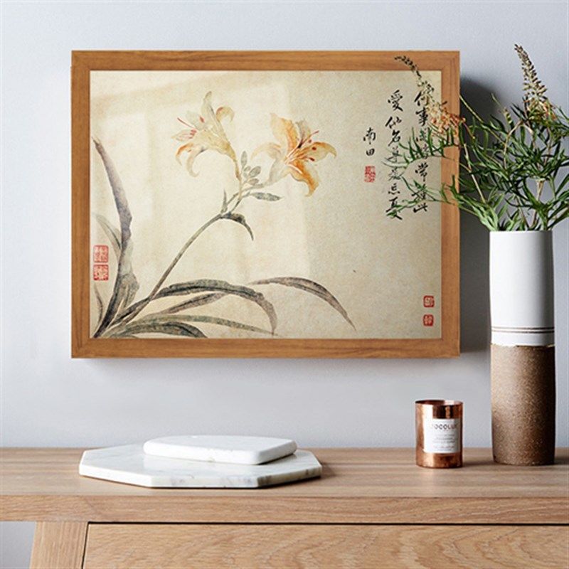 现代新电表箱装饰画客厅书房电闸挂画古典卉国画,家居饰品,现代装饰画,淘宝优惠券,粉丝福利购,淘宝优惠卷