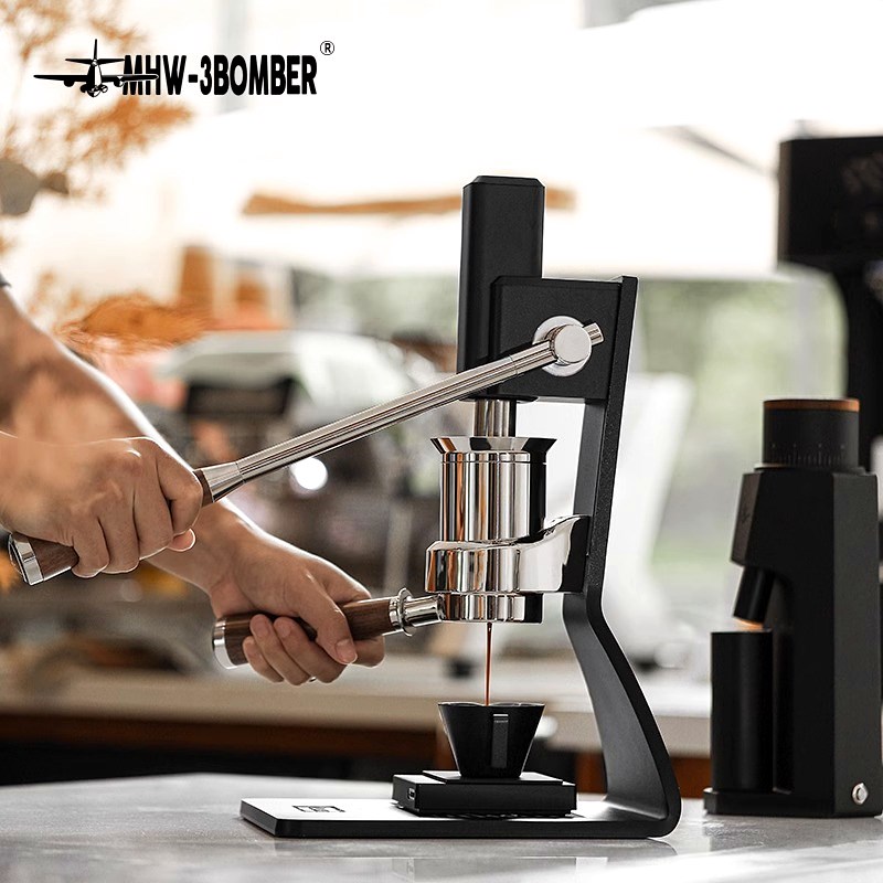 MHW-3BOMBER轰炸机音速S7 意式浓缩手动变压拉杆式手压咖啡机58mm