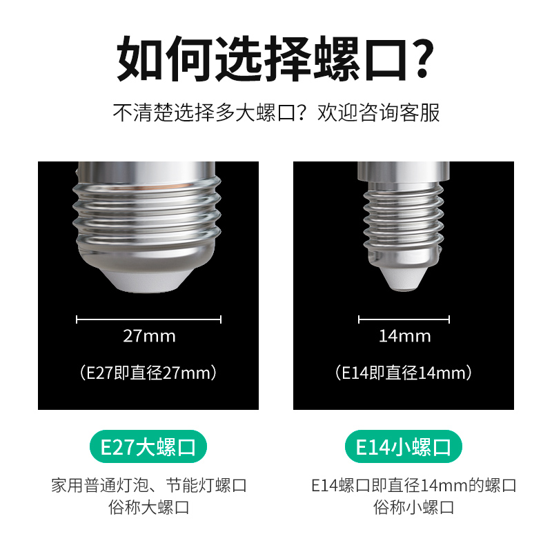 led蜡烛灯泡e1小螺口e27节能超亮5W7W9WW拉尾尖泡水晶吊灯光源