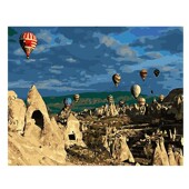 数字油画手工填充欧洲土耳其风情装 饰风景画手绘涂色油彩画画