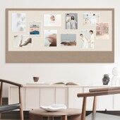 格里旺毛毡板墙照片墙背景板相片墙上留言板挂墙公告栏装 饰愿景板