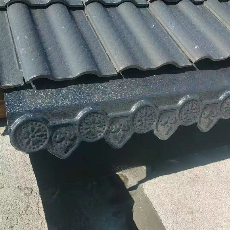 滴水檐塑料瓦树脂平板通用滴水檐挂件装饰瓦封檐板仿古滴水檐,基础建材,屋顶装饰瓦,淘宝优惠券,粉丝福利购,淘宝优惠卷