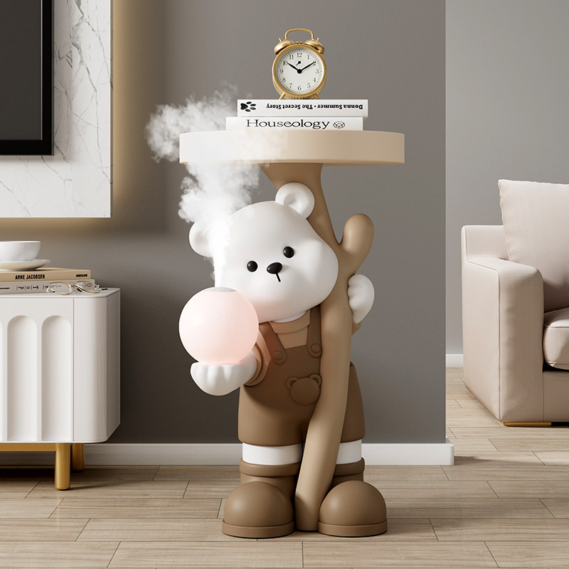 捧熊客厅落地家居饰品电视柜沙发旁牀头柜茶几乔迁新居礼品,家居饰品,落地摆件,淘宝优惠券,粉丝福利购,淘宝优惠卷