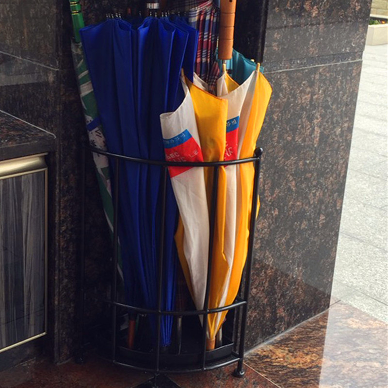 创意雨伞架公用酒店大堂家用伞筒雨伞桶铁艺收纳桶落地式放伞架子