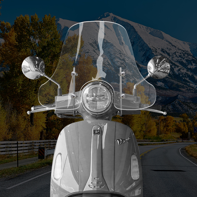 适用大阳VRF150专用风挡改装挡风加大挡风玻璃DY150T-39前挡风板