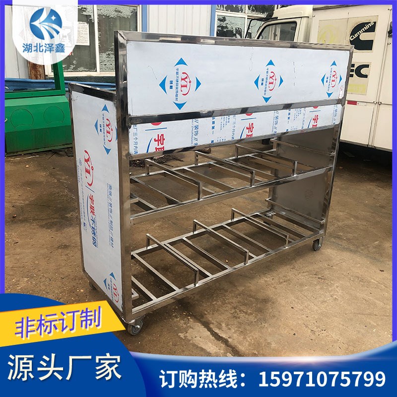 湖北厂家可定工厂车间不锈钢防静电操作台带脚轮带灯生产线工作台