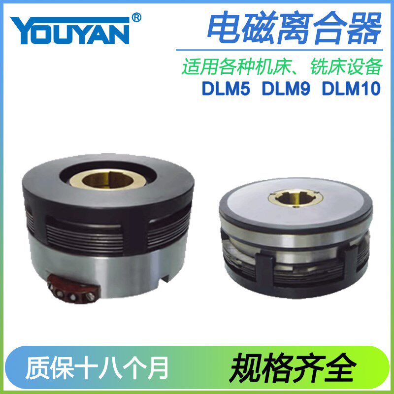 电磁离合器DLM5-1.2C 2.5A 10A 16A 25A 40A 63A单键100A花键160A