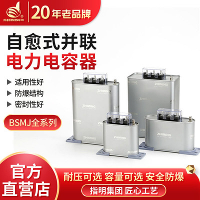 正品指明集团BSMJ0.45自愈式低压电力电容器无功补偿并联电容器