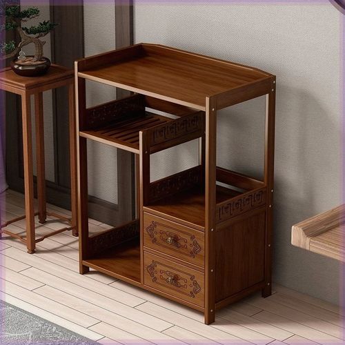 茶叶柜餐边柜非实木客厅r柜子储物柜置物柜收纳柜架家用茶水柜简