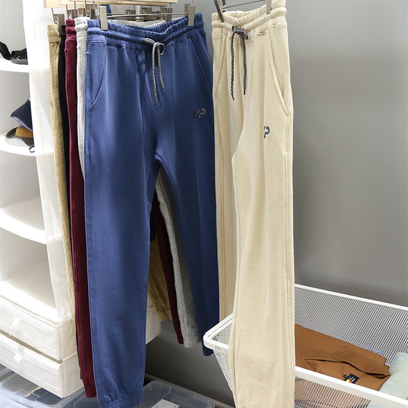 纯色就是基础 经典束口裤 运动休闲男士毛圈收口卫裤小脚长裤子潮