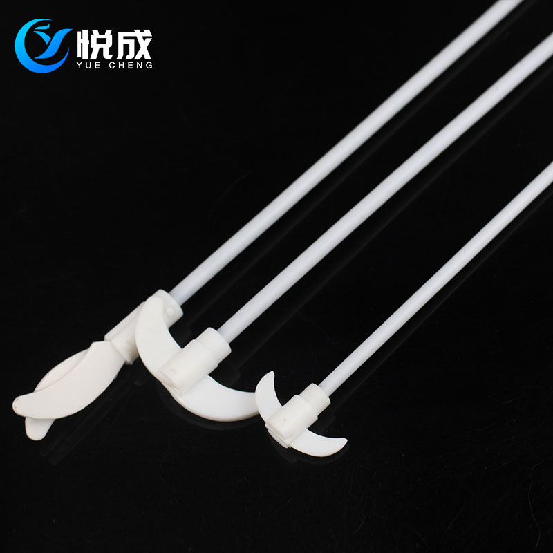 悦成 聚四氟搅拌棒 F特氟龙搅拌桨    5 cm聚四氟搅拌桨叶搅拌桨