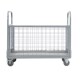 围栏手推车轻便带框网格物料快递钢板周转车推车货库搬运车
