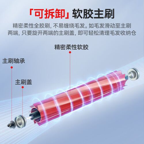 配石扫地器拖布洁液滚刷网集尘袋边刷抹布耗材