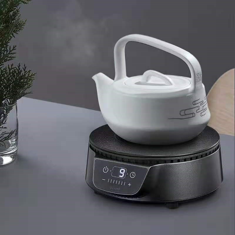 吉谷煮茶电陶炉迷你煮茶炉烧水电热炉温茶器家用制煮茶壶装TX11